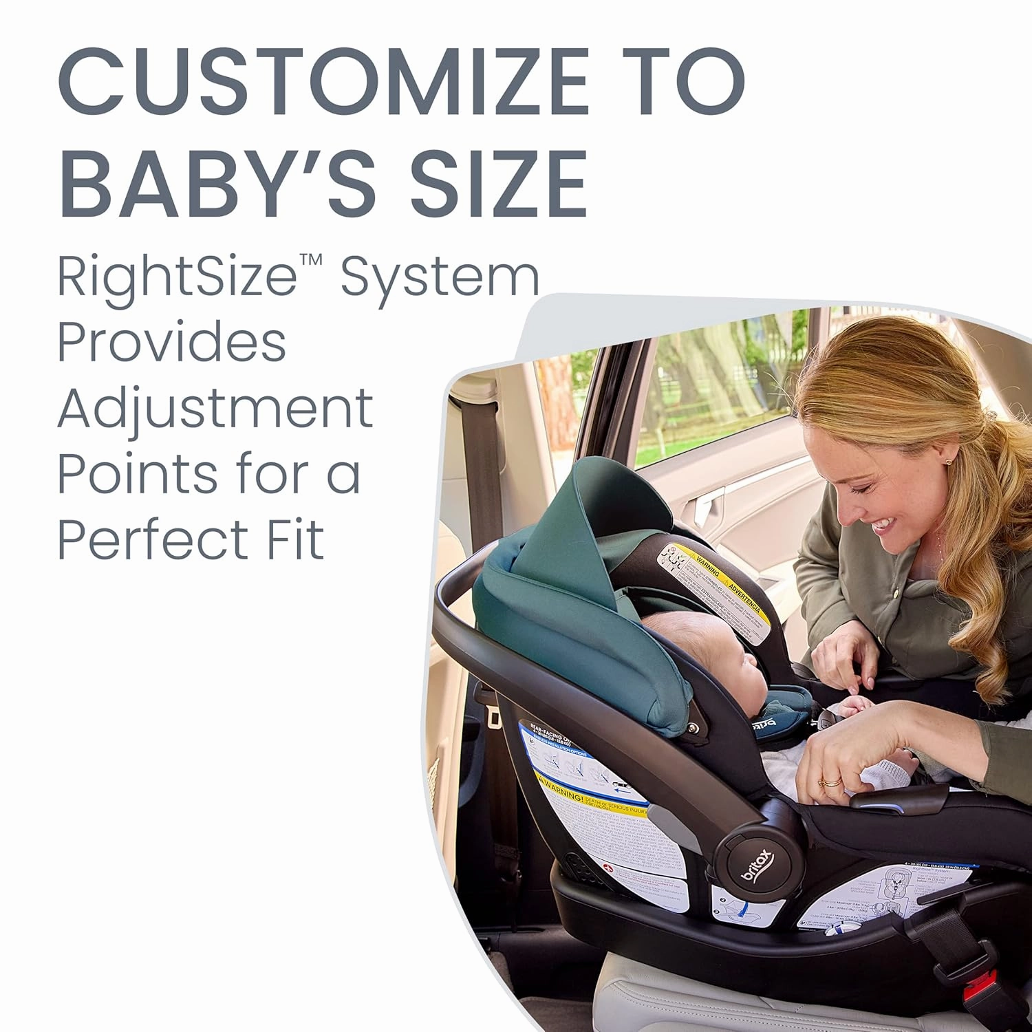 Britax Willow Brook S  Baby Travel System, Infant Car Seat and Stroller Combo with Alpine Base, ClickTight Technology, SafeWash Insert and Cover, Jade Onyx