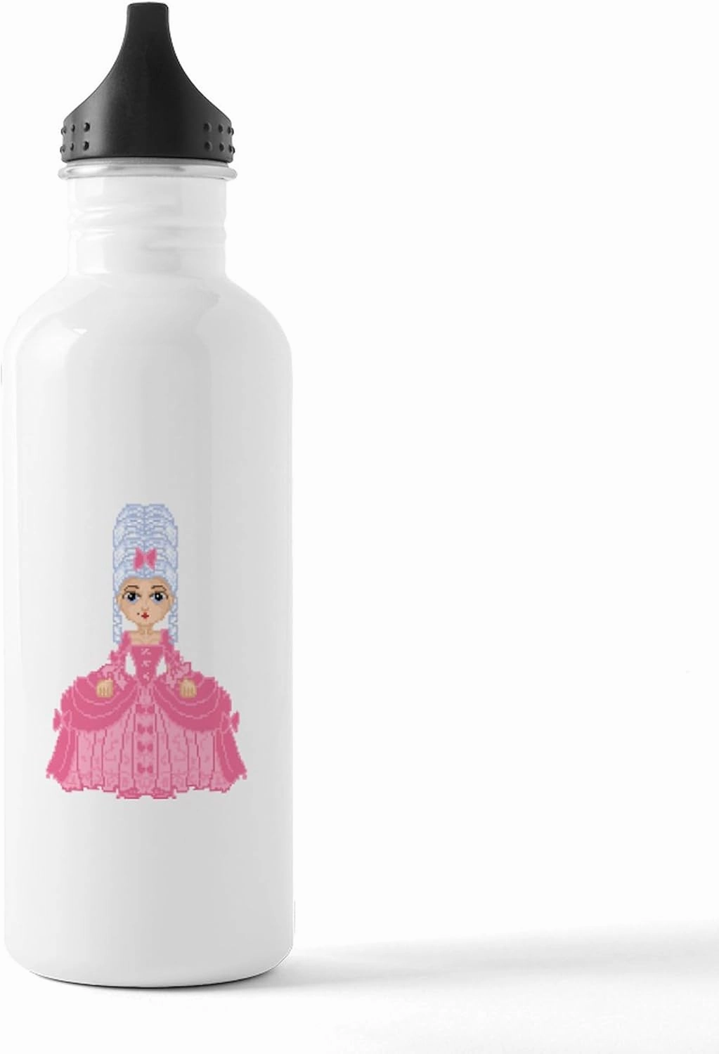 CafePress 8 Bit Marie Antoinette Stainless Water Bottle 1 1.0L (34 oz) Stainless Steel Water Bottle