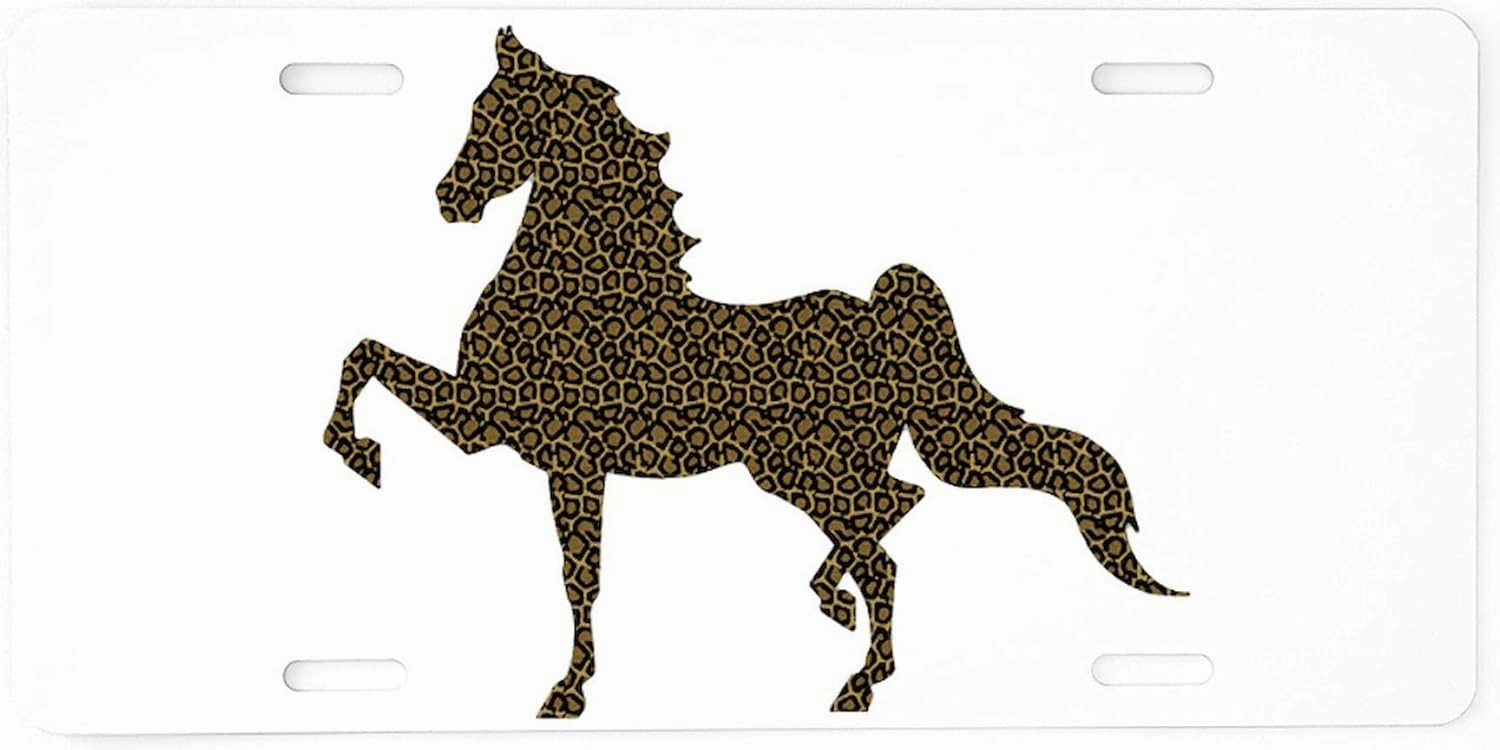 CafePress American Saddlebred Aluminum License Plate, Front License Plate, Vanity Tag