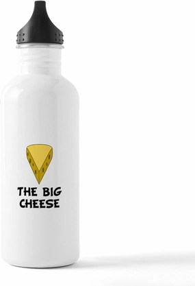 CafePress Big Cheese Stainless Water Bottle 1 1.0L (34 oz) Stainless Steel Water Bottle