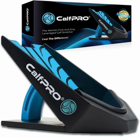 CalfPRO® Leveraged Calf Stretcher for Plantar Fasciitis Relief. Deep Heel Lock Stretch Device for Tight Calves, Achilles, Hamstrings, & Foot Pain. Portable Mobility Tool for Athletes & Everyday Use