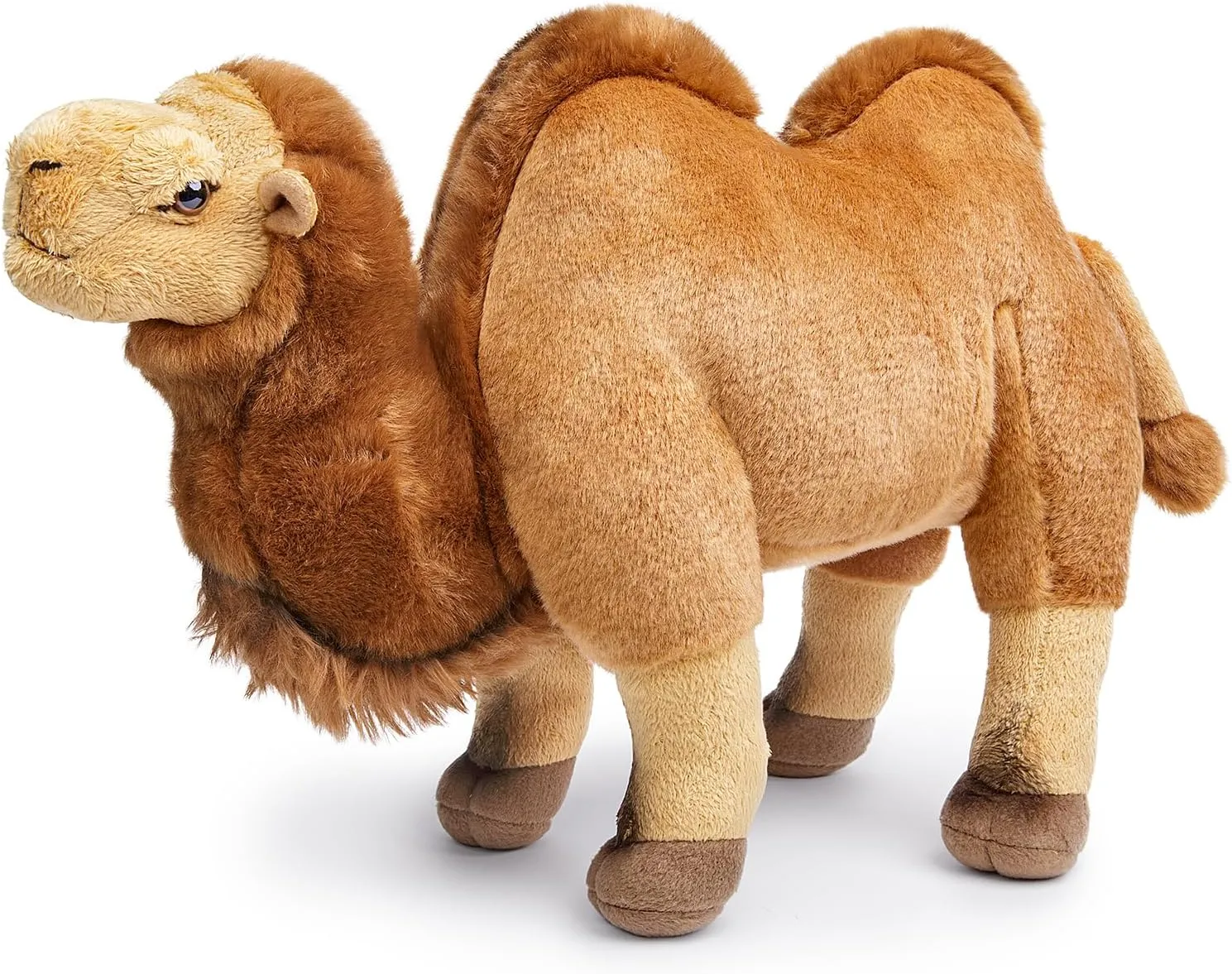 Camel Stuffed Animal Toy, 14'' Soft Plush, Wild Animal Plush, Zoo Party, Home Decor, Brown