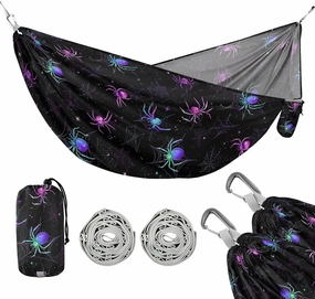 Camping Hammock Outdoor Hammocks for Outside Crawler Beach Trees Portable Lightweight with Pockets Tree Straps Indoor
