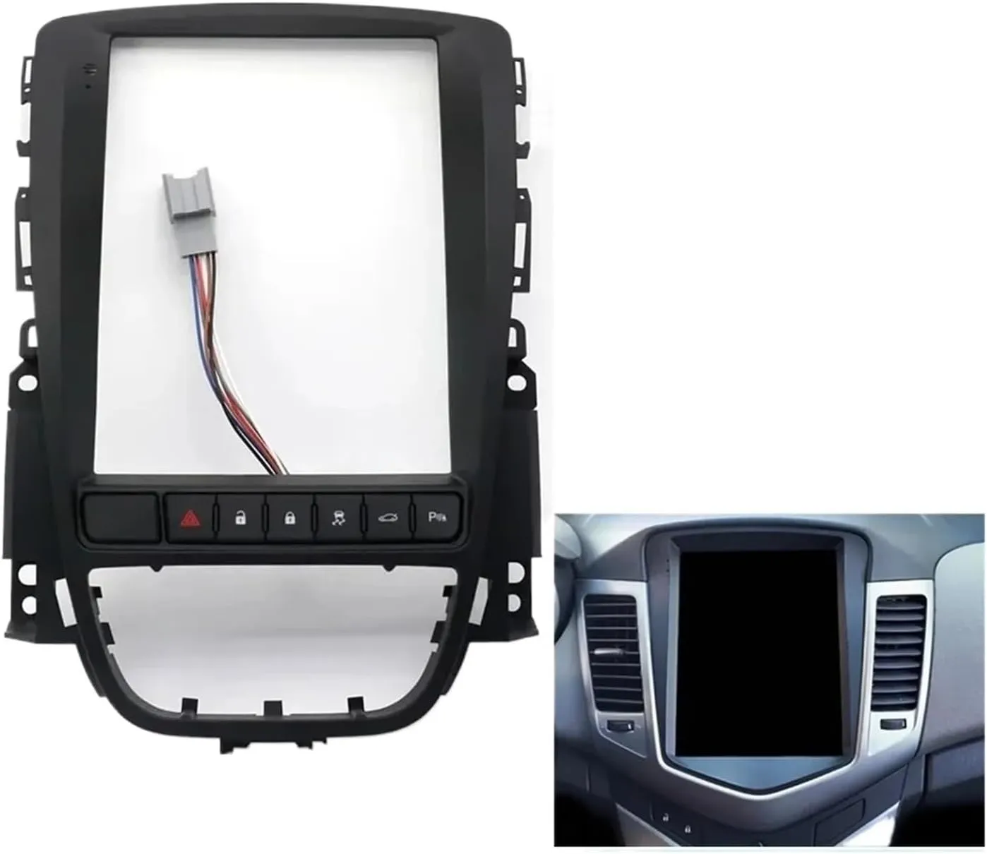 Car DVD Player Frame 9.7'' Compatible with Buick Excelle GT/Opel Astra 2006-2014 Navigation Panel Car Radio Frame Android(Only Frame)