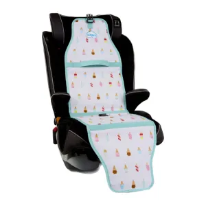 Car Seat Cooling Pad for Babies, Toddlers, and Kids - Comfortable and Durable Cooling Pad for Hot Summer Days - Popsicle White, one Size