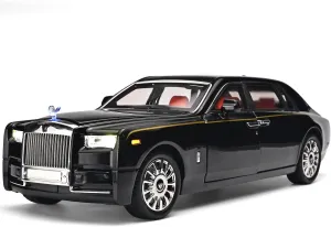 Car Toys for Boys 1/18 Diecast Cars Phantom Model Car Kits Collectible Suitability for Children and Adults,Pull Back Cars with Light and Sound,Toy Cars for Boys Age 4-7（Black）