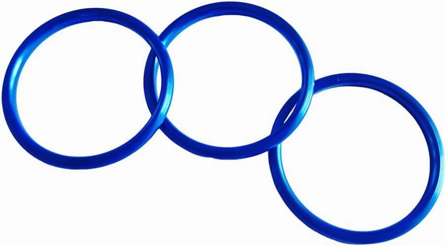 Car Air Conditioner AC Vent Outlet Ring Trim Fit for Mazda MX-5 MX5 Mazda 2 CX-3 CX3 RF ND Car Accessories (Blue Inner Ring)