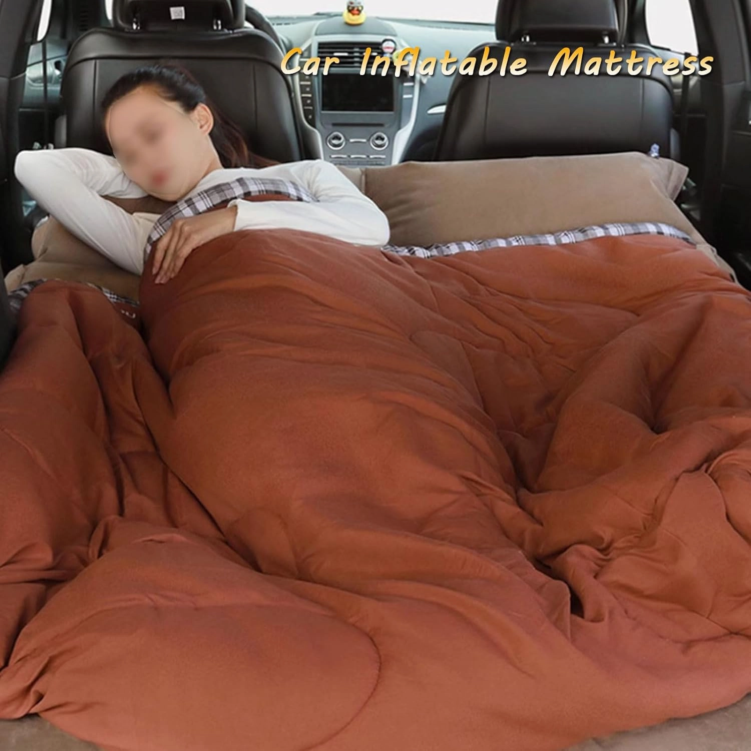 Car Air Mattress for Toyota FJ Cruiser 2007-2023,Back Seat Air Sleeping Mattress,Inflatable Thickened Car Air Bed,Portable Sleeping Pad Cushion for Travel,D