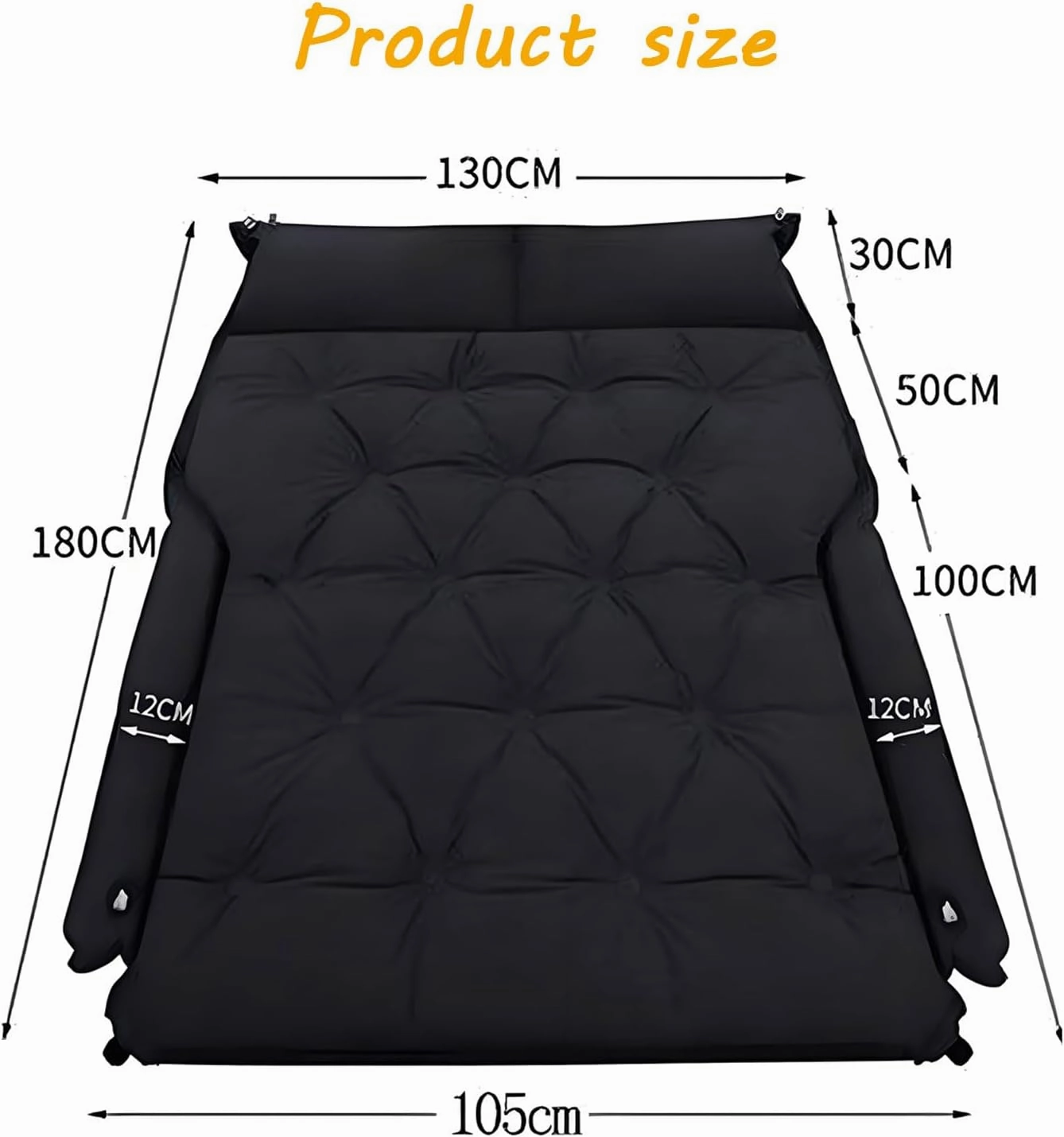Car Air Mattress for Toyota FJ Cruiser 2007-2023,Back Seat Air Sleeping Mattress,Inflatable Thickened Car Air Bed,Portable Sleeping Pad Cushion for Travel,D