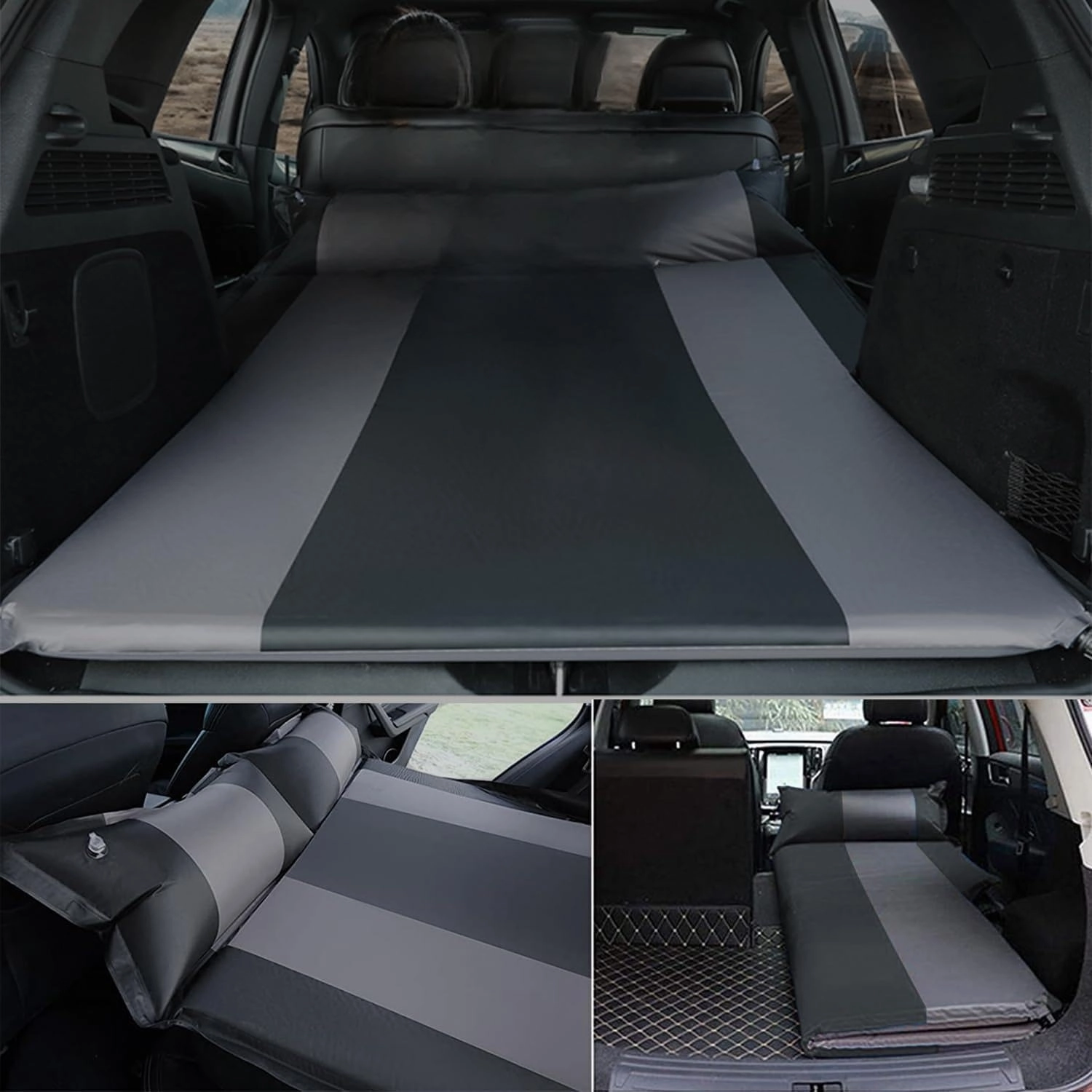 Car Automatic Inflatable Bed for Chevrolet Captiva (5seats/7seats) 1. Generation 2013 2014 2015, Portable Movable Thickened Trunk Sleeping Bed Outdoor Camping Hiking Air Mattress,Orange