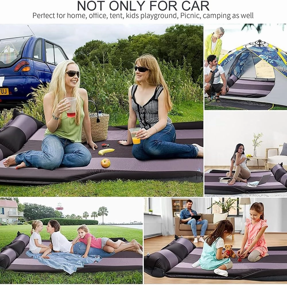 Car Automatic Inflatable Bed for Chevrolet Captiva (5seats/7seats) 1. Generation 2013 2014 2015, Portable Movable Thickened Trunk Sleeping Bed Outdoor Camping Hiking Air Mattress,Orange