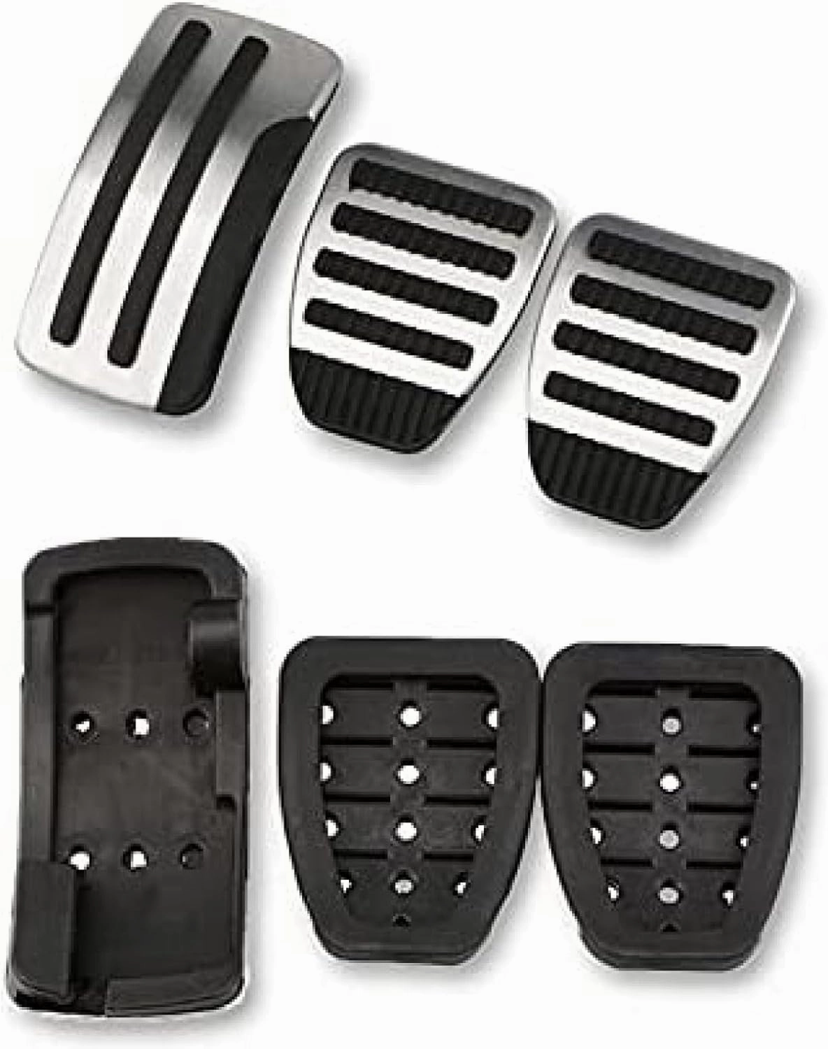 Car Brake Vehicle Pedal, Pedal Pad Cover, for Nissan X Trail T31 Qashqai J10 2008-2013 Teana J32 2010-2018, at/MT Car Foot Pedal Cover Fuel Brake Clucth Rest Pedals Pads