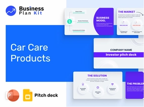 Car Care Products Pitch Deck Example
