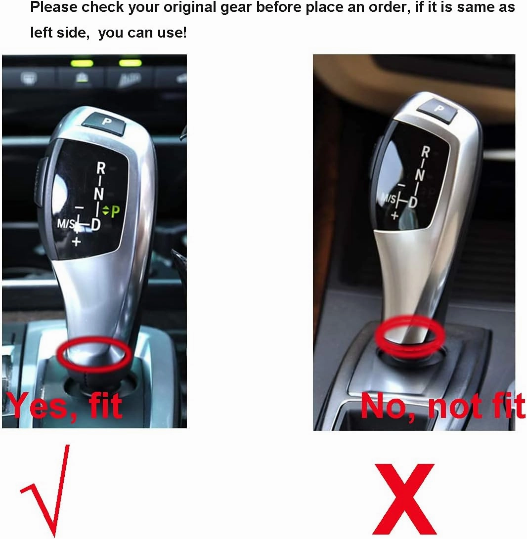 Car Gear Shift Knob Panel Cover Carbon Fiber Pattern Sticker Fit for BMW 1 2 3 4 5 6 X3 X4 X5 X6 Series F20 F22 F30 F31 F34 F10 F11 F07 F25 F26 F15 F16