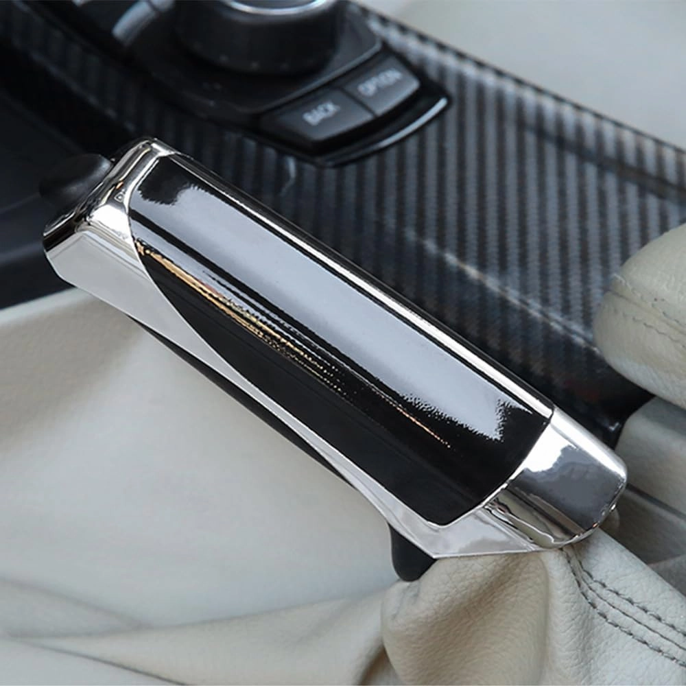 Car Handbrake Protective Cover for Nissan Nismo Qashqai Juke Kicks 350Z 370Z 400Z Sentra Note ABS Plastic Handbrake Sleeve Non-Slip Car Handbrake Grips Cover Interior Accessories