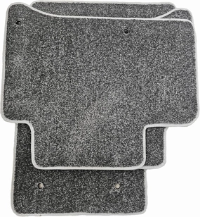 Car Mat Set Compatible with LDV Maxus T90 Ultimate Carpet Mats in Grey, Super, Super Hard Wearing, Non-Slip