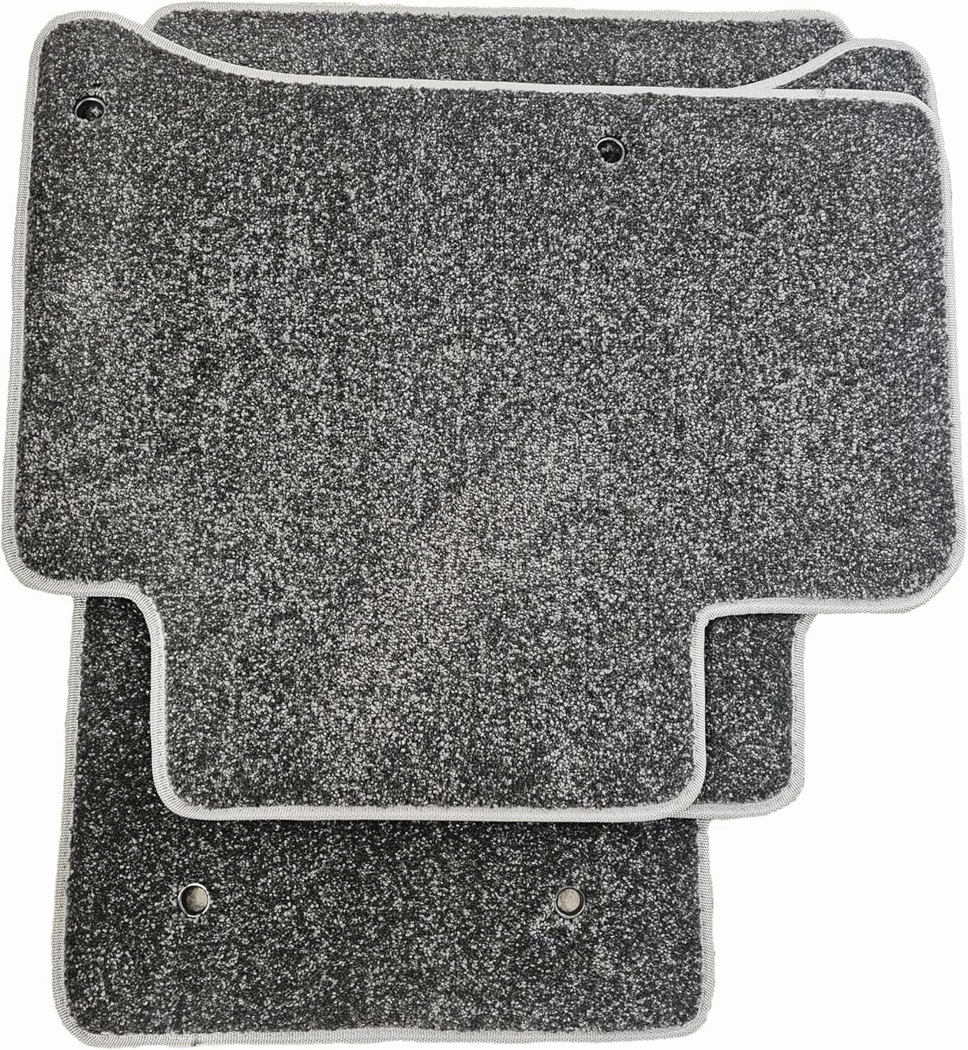 Car Mat Set Compatible with LDV Maxus T90 Ultimate Carpet Mats in Grey, Super, Super Hard Wearing, Non-Slip