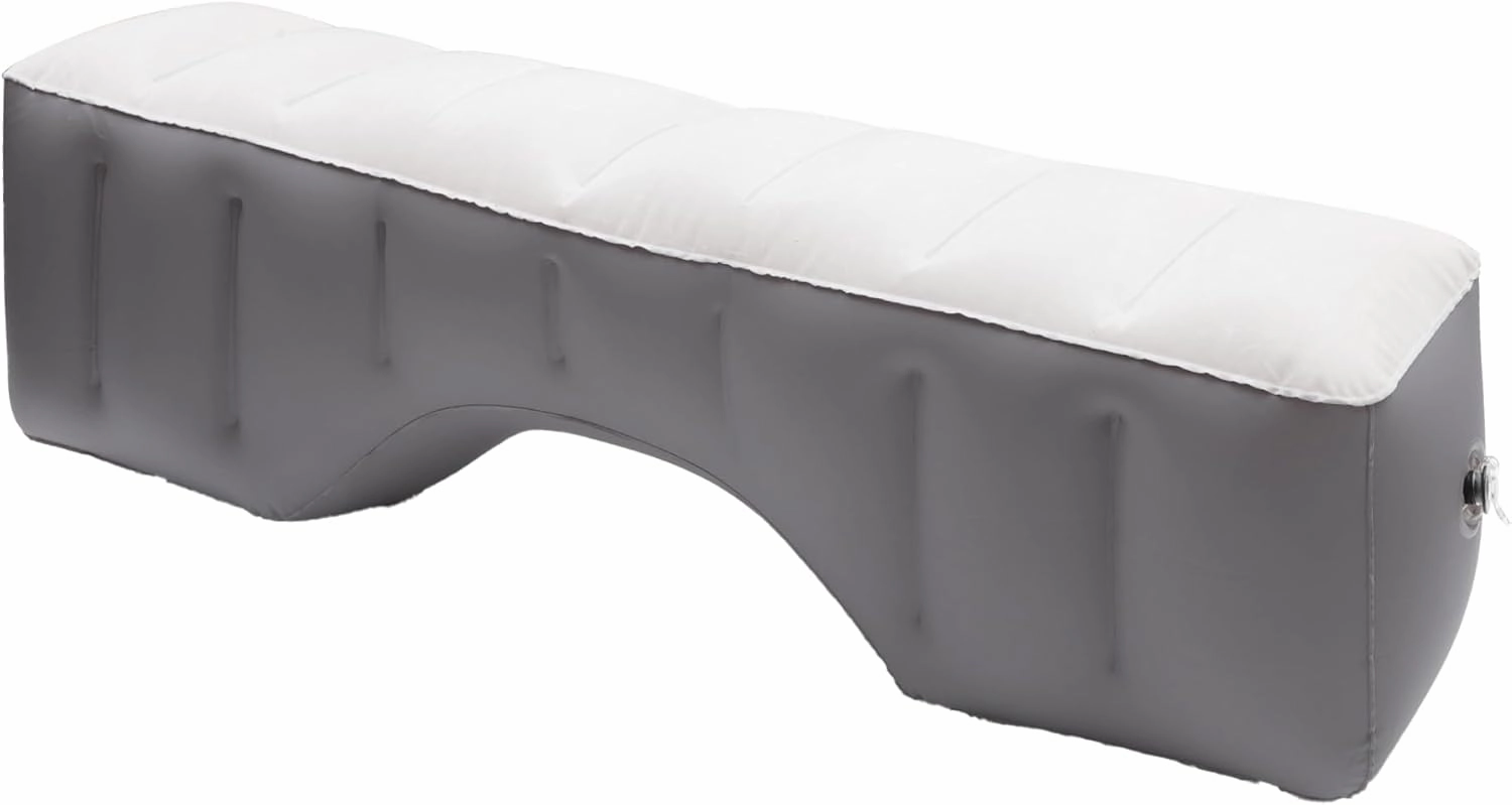 Car Mattress Sleeping Mat Comfortable Rear Seat Air Bed Gap Pad for Napping Travel Light Gray
