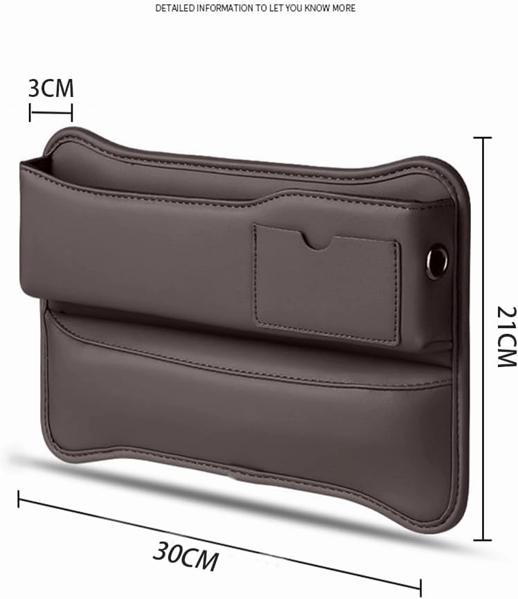 Car Seat Gap Storage Box for BMW Serie 2 Series 2er G42 F22 F23 Coupé/Cabriolet 2015-2025, Car Storage Box Seat Gap Storage Box Car Clamp Storage Bag Neat Car Supplies
