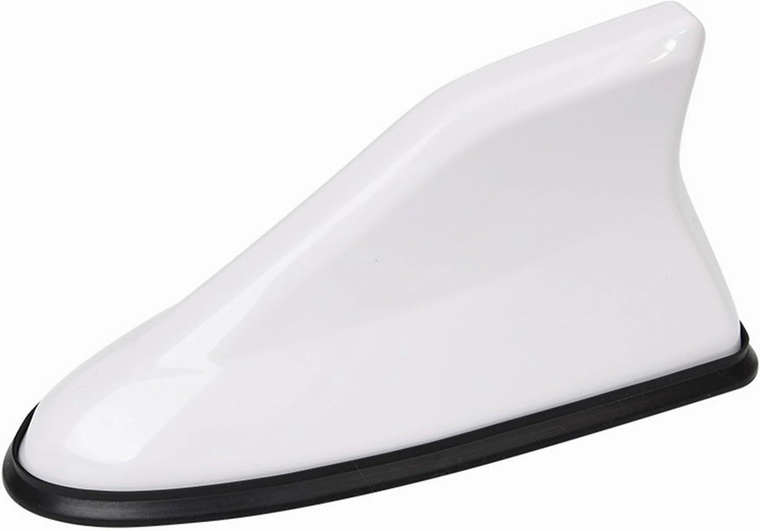 Car Shark Fin Antenna Cover for Buick Excelle GT 2014-2024,Vehicle Shark Fin Shape Cover with Adhesive Tape, Antenna Replacement Fits Most Cars,White
