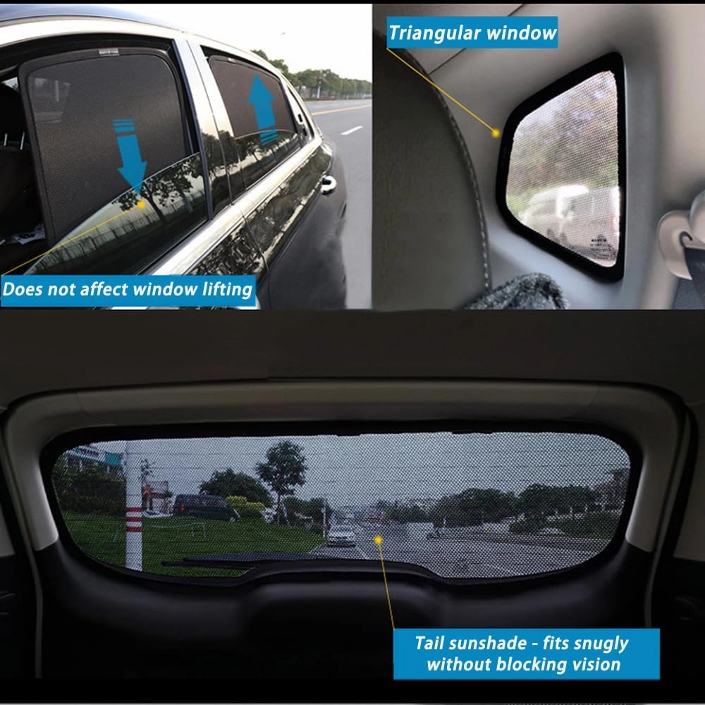 Car Sun Shade for Mazda BIANTE Magnetic,Car Window Shade Car Sun Shade Cover Car Accessory Interior Easy Install,C 2 Rear Windows