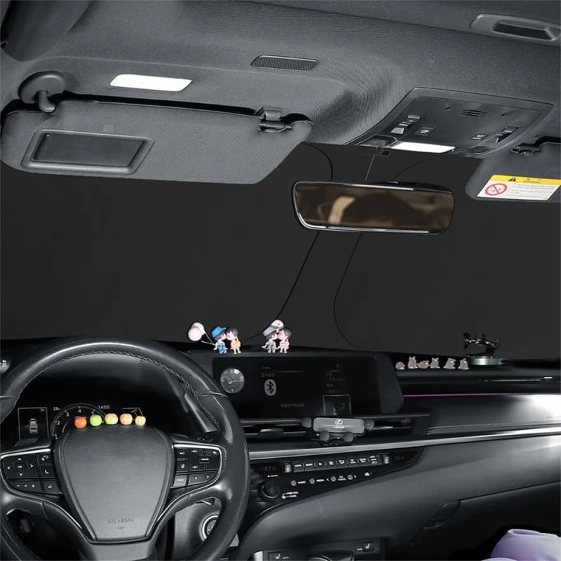 Car Windshield Sunshade for Mitsubishi ASX 2016-2019, Block UV Rays Sun Visor Protector, Front Window Sunshades, Windscreen Sunshade,A 140CM