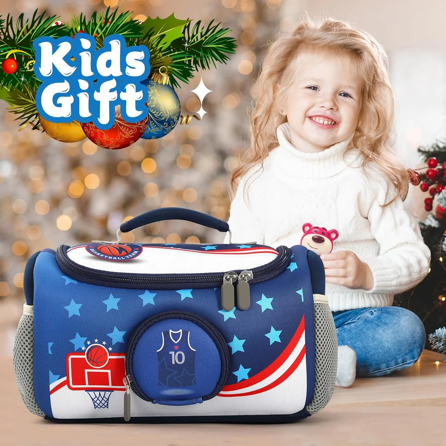 Carrying Case Compatible with Little Tikes for Story Dream Machine Books Starter Set, Storage Carrier Bag for Little Tikes for Storytime Audio Play Real for Littles Character Collection (Sky)