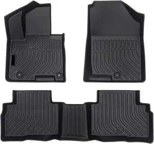 Cartist Floor Mats Fit for Hyundai Tucson NX4 Hybrid 2022 2023 2024 2025 (Not Plug in) 1st & 2nd Row All Weather Floor Liner for Tucson Accessories TPE Heavy Duty