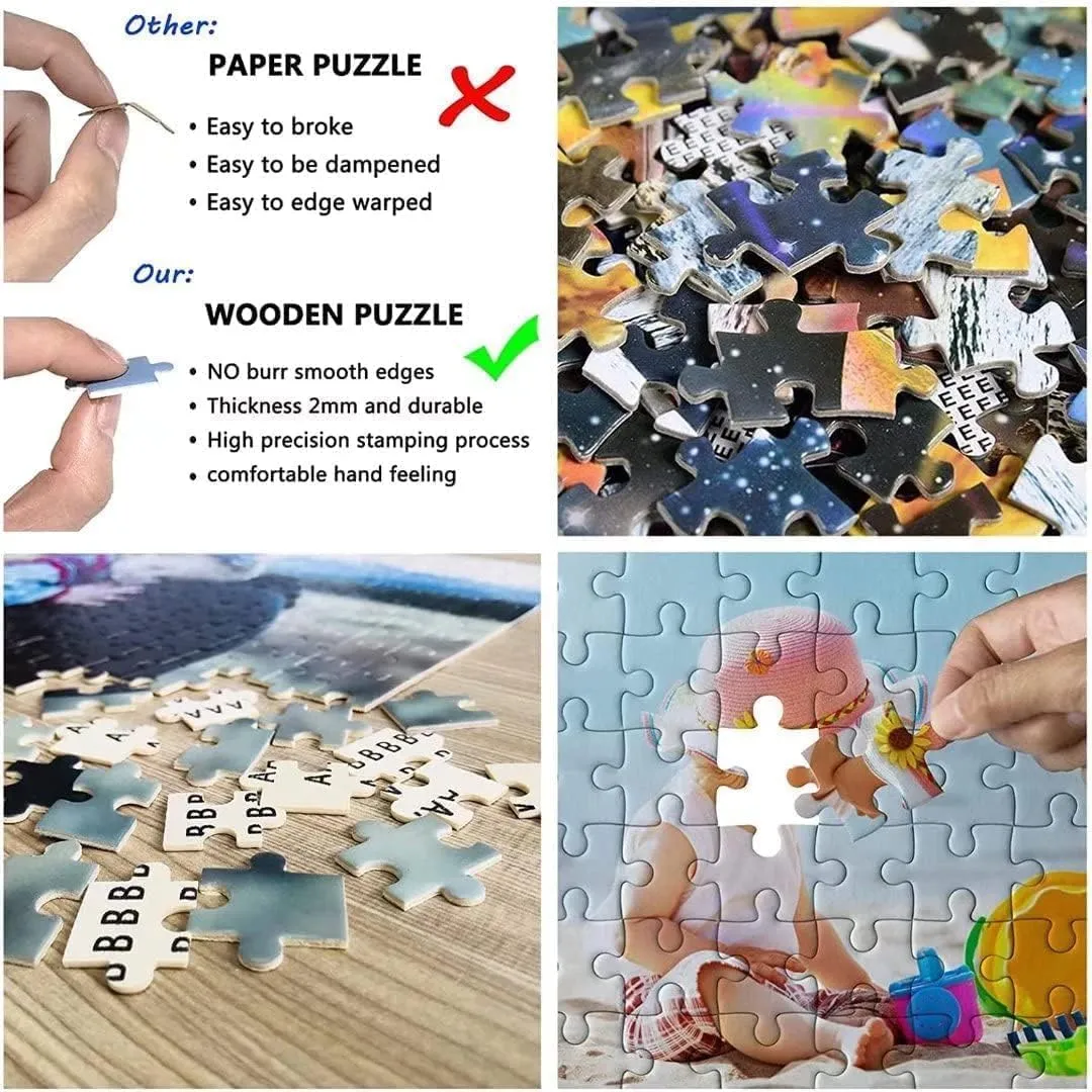 Cartoon Racing Car Doodle Theme Wooden Puzzle for Dust Free Perfect Interlocking Suitable Home Decoration Birthday Gifts Men & Women Wooden Puzzle 1000 Pieces
