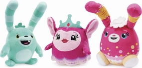Catch-a-Hug Bozzly, Princess Flug and Curly Fuzzly Plush (3-Pack)