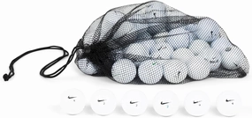 Clean Green Golf Balls Recycled & Used for Nike Golf Ball Mix - Good Condition Graded Ball - Includes GolfBalls and Mesh Carrying Bag