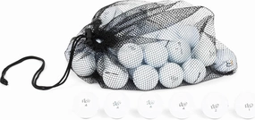 Clean Green Golf Balls Recycled Used Vice Golf Ball Mix - Good Condition Graded Balls - Includes GolfBalls and Mesh Carrying Bag
