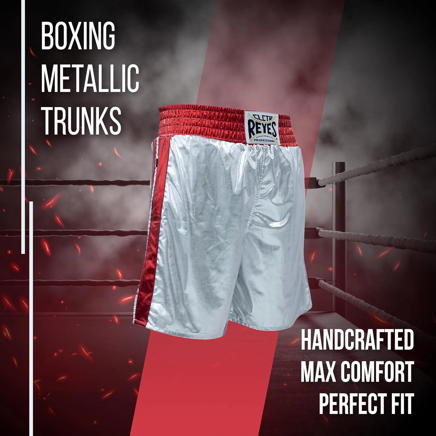CLETO REYES - Boxing Metallic Trunks