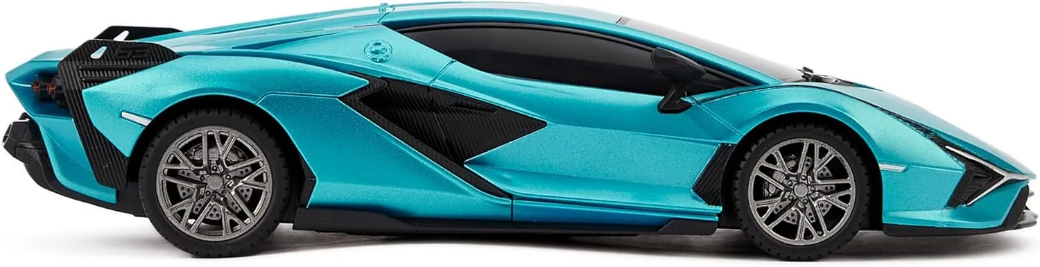 CMJ RC Cars Twin Pack: Officially Licensed Lamborghini Sian   Lambo Police RC Car Pack: Perfect for Lambo Racing Fans