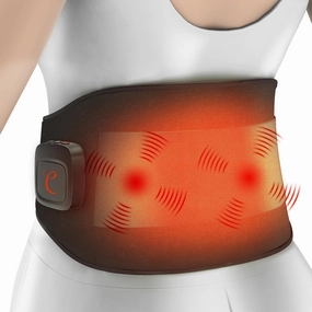 Comfytemp XL Cordless Heating Pad with Massager for Back Pain Relief, Portable Lower Back Massager with Heat Button App Control FSA HSA Eligible Wireless, Father's Day Gifts, Birthday Gift for Dad Mom