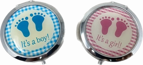 Compact Mirror Favors - Baby Shower Design (12 Pcs)