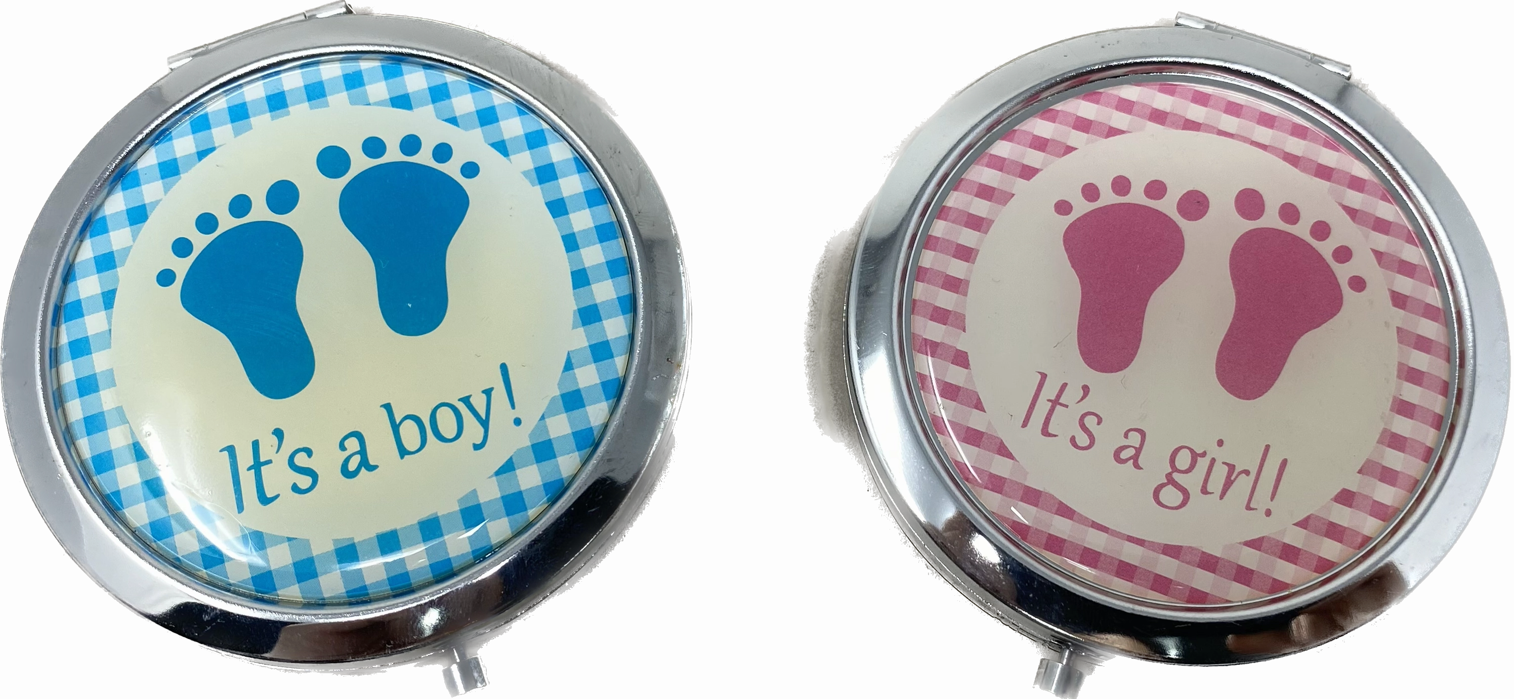 Compact Mirror Favors - Baby Shower Design (12 Pcs)
