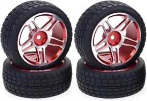 Compatible with Traxxas TRX4 for D90 for Axial SCX10 for Redcat for MST 4PCS 106Mm 1.9 Rubber Tire Wheel Tyres for 1/10 RC Car RC Wheel Tires