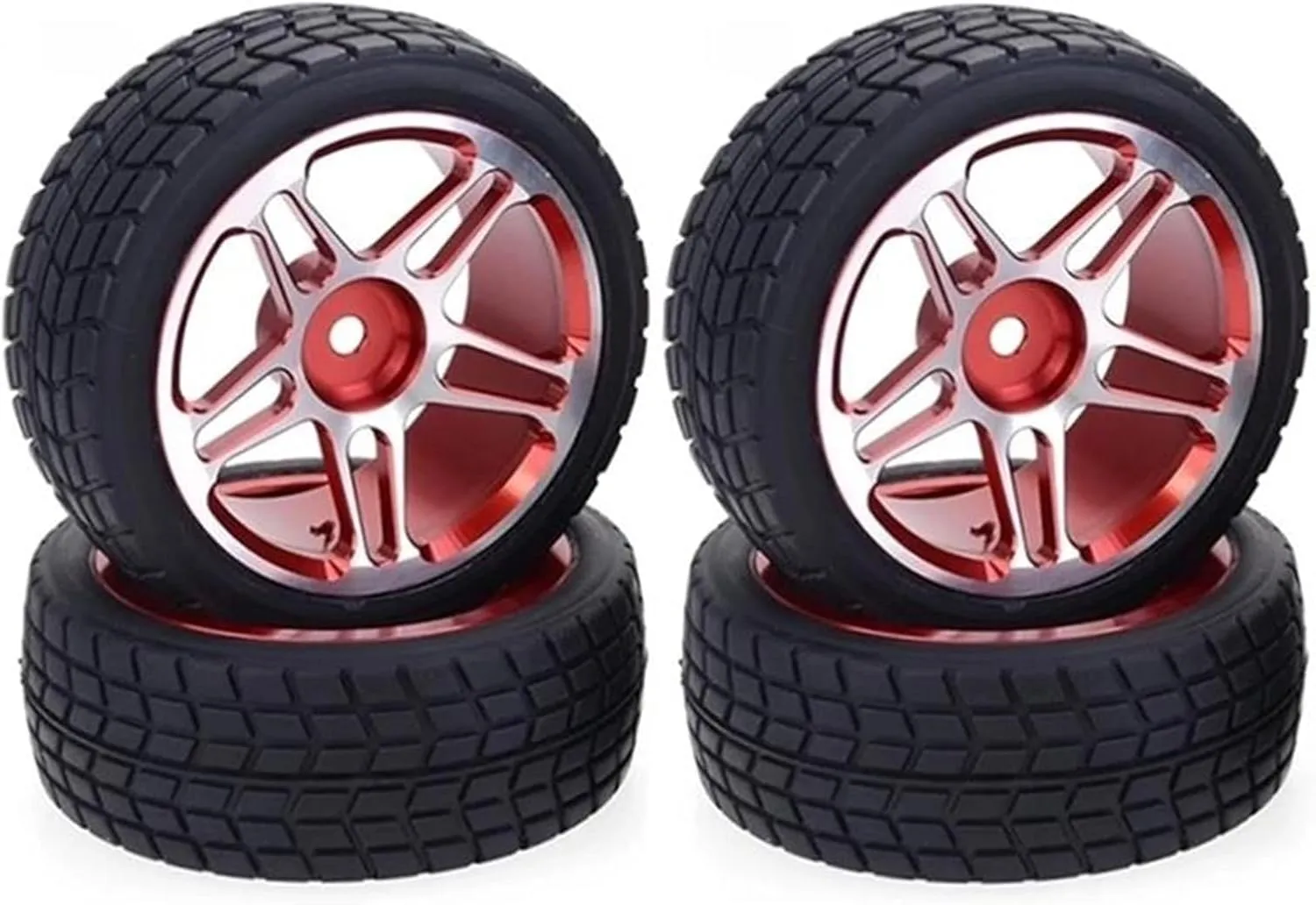 Compatible with Traxxas TRX4 for D90 for Axial SCX10 for Redcat for MST 4PCS 106Mm 1.9 Rubber Tire Wheel Tyres for 1/10 RC Car RC Wheel Tires