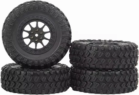 Compatible with MN D90 D99S MN90 MN91 MN98 MN99S for WPL C14 C24 C34 B14 B24 RC Car Upgrade Parts 4Pcs 70Mm Tire Tyres Wheel RC Wheel Tires