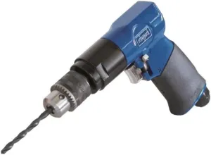 Compressed air Drill Accessories, Contains 10 x HSS Drills, 6 x CRV bits, 1 x bit Holder, lubricating Device, Key for Drill Chuck, Oil Bottle, air Requirement Diameter 141 L/min, 6.3 bar