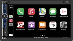 CPAA-70DM 7-inch Double Din Car Stereo HD Touchscreen Apple Carplay, Android Auto Bluetooth Multimedia Radio, Car Play Mirror Link Car Audio Receiver Backup Camera Ready, USB SD AUX MP3 MP4 Media