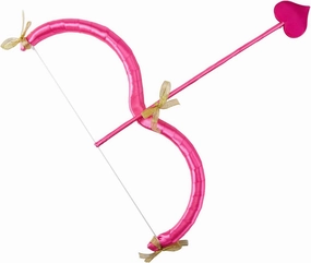 Cupid Mini Arrow Set Valentine's Day Halloween Cupid Costume Prop Party Gift for Man Women Kids Cosplay (Rose Red, One Size)