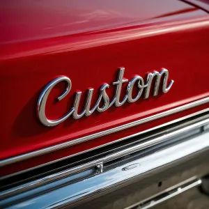 Custom Car Emblems, Stainless Steel Words, Automotive Badges with Durable Metal Design and Firm Adhesive, Personalized Gift for Friends, Families. Compatible with Car, Motorcycle, Boat