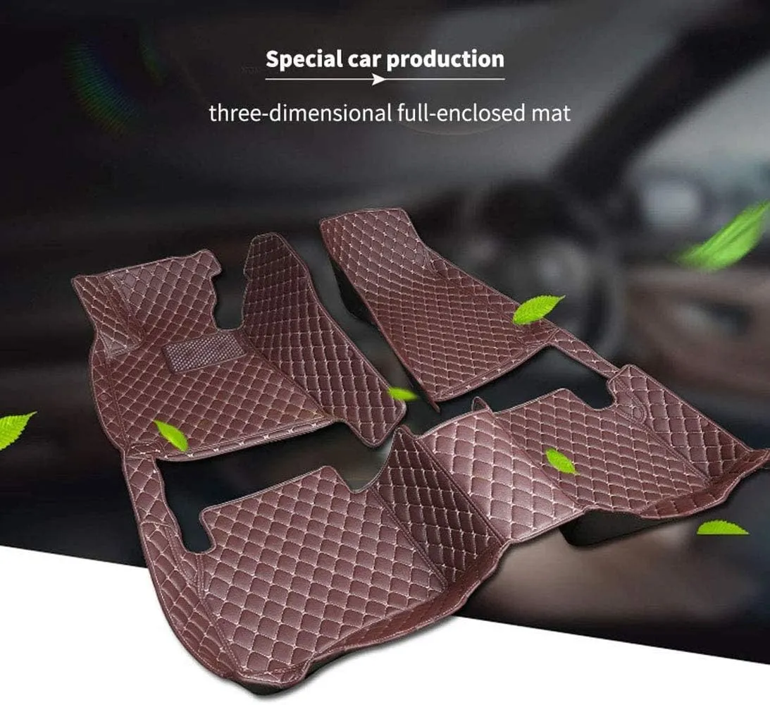 Customized Car Mats are Suitable for Déesse DS 7 / 2018-2020 Year Waterproof Lining Full Set of Environmentally Friendly Flooring (Blue,DS 7 / 2018 Year)