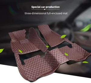 Customized Car Mats are Suitable for Déesse DS 7 / 2018-2020 Year Waterproof Lining Full Set of Environmentally Friendly Flooring (Blue,DS 7 / 2018 Year)