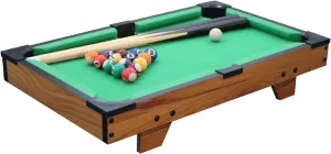 Cute Mini Table Pool Game Set with 2 Sticks Colorful Balls Educational Snooker