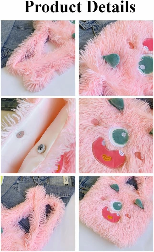 Cute Hand-carry Bag Stocking Stuffers Little Monste Kawaii Bag for Travel & Everyday Use Large Capacity Stylish Nice Gift