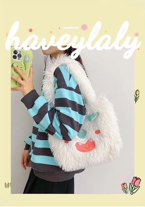 Cute Hand-carry Bag Stocking Stuffers Little Monste Kawaii Bag for Travel & Everyday Use Large Capacity Stylish Nice Gift