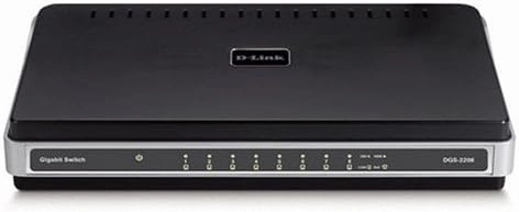 D-Link DGS-2208 8-Port 10/100/1000 Desktop Switch